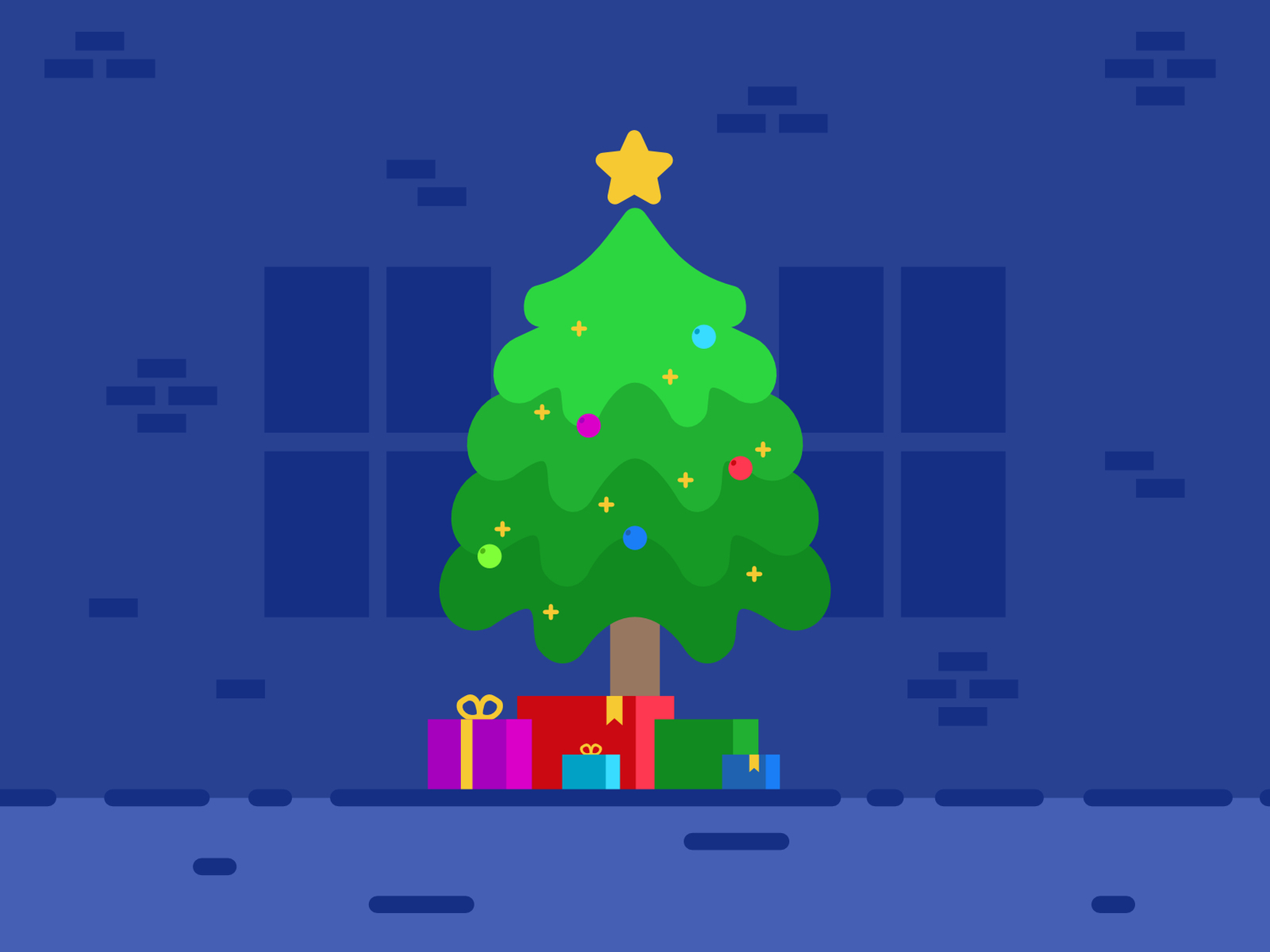 Christmas Tree by Matthew R. Dangle on Dribbble