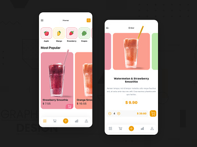 Juice App android app development application design design fruit fruit app ios juice juice app juice bar juices mobile app design mobile app development company ui uiux