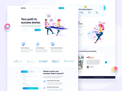 Digital Agency Landing Page