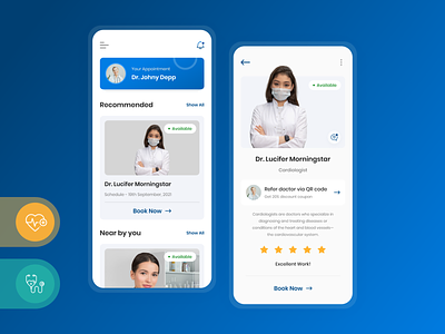 Healthcare App appointment apppointment book consulting doctor doctor app health healthcare mobile app mobile app design mobile application online