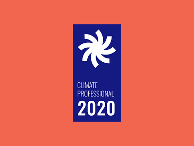 Climate pro 2020 blue branding competition contest design fan illustration logo logotype snowflake star vector wind
