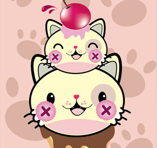 Kawaii Kitty cute illustration kawaii vector