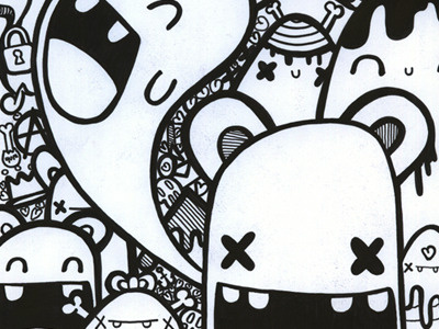 Line Drawing doodle drawing illustration marker miss wah