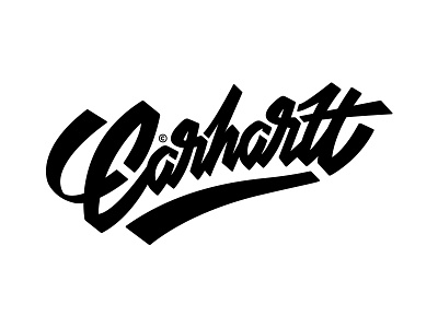 Carhartt calligraphy carhartt design handwriting lettering logo type typography