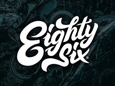 Eighty Six Crew calligraphy design handwriting lettering logo type typography