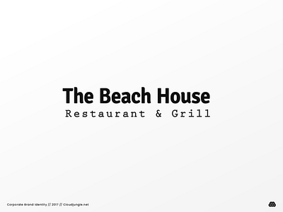 The Beach House // Corporate Brand Identity adobe illustrator corporate brand identity logo