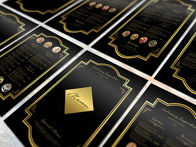 Bundle - Luxury Restaurant Menu Template bifold bifold menu brochure menu bundle flyer flyer menu luxury menu menu design menu template restaurant menu trifold trifold menu