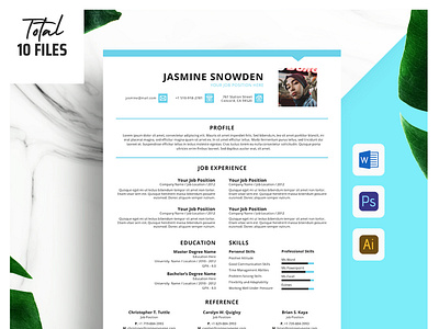 Minimalist Resume + Cover Letter Template