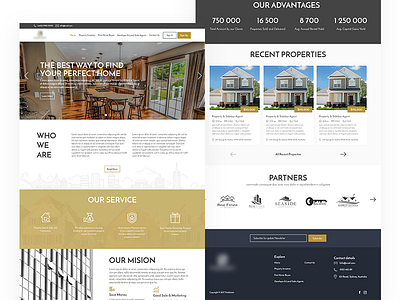 Real Estate Landing page