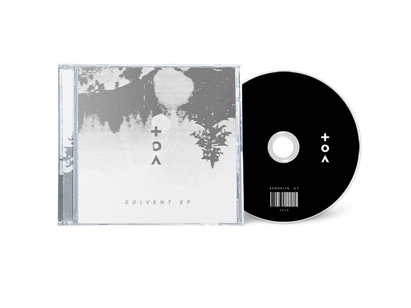 toa // solvent ep texture type layout logo branding design typography album art