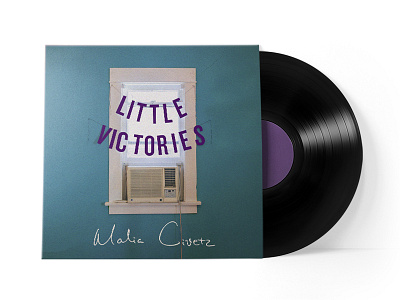little victories album art collage design music single art typography