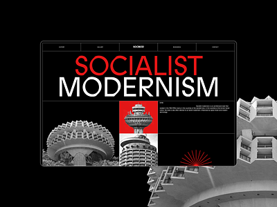 Socialist Modernism architecture communism grid homepage layout modernism socialistmodernism ui web web design website
