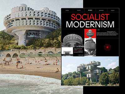 Socialist Modernism architecture grid homepage laayout mobile socialist modernism tablet web webdesign website