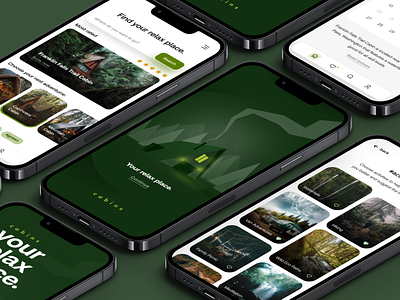 Cabins App app cabins concept mobileapp ui