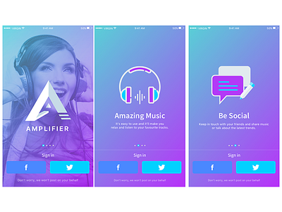 Amplifier- Music App app sketch