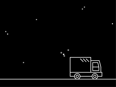 Journey to the stars black white drawing illustration minimal