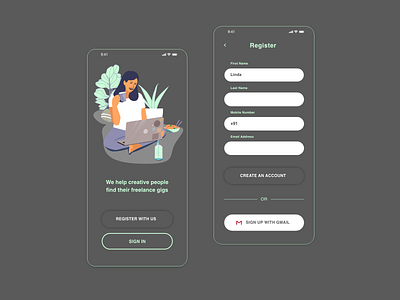 Daily UI Challenge - Day 001 - Sign Up Form