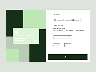 Daily UI Challenge 002 - Credit card check out page adobe xd daily ui dailyui day002 ui vector