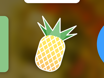 Daily UI Challenge 005 - App Icon app icon daily ui daily ui challenge dailyui day005 pineapple