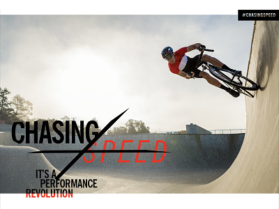 Chasing Speed Campaign Graphics for Giro Sport Design action sports bike campaign cervello chasing cycling giro park revolution skate speed type
