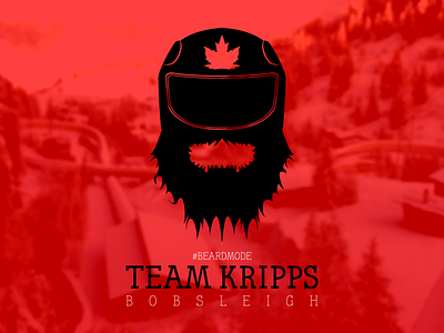Kripps Canadian Bobsleigh Team Logo beard beardmode bobsled bobsleigh canada kripps logo olympics sochi 2014