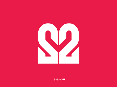 S2V unused logo adobe brand branding design idenity illustrator letter logo logotype minimal monogram negative space s2v