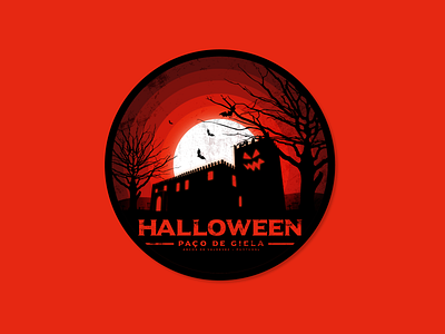 Halloween no Paço de Giela Badge adobe badge badge design badgedesign design halloween illustration illustrator