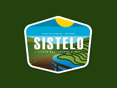 Sistelo Badge adobe badge badge design badgedesign design illustration illustrator nature portugal river sistelo