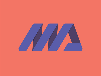 M+A (unused logo concept) a adobe brand branding design idenity illustrator logo m minimal monogram vector