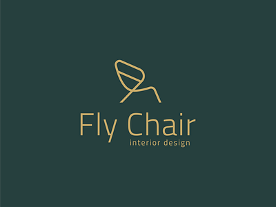 Fly Chair - approved concept adobe brand chair design f idenity illustrator interior design logo logotype minimal wing