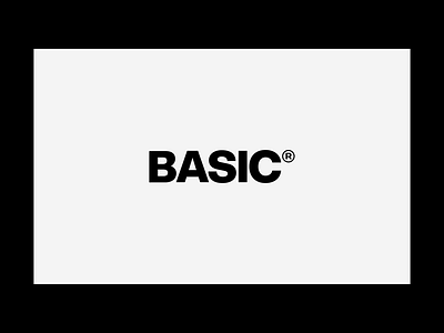 BasicAgency.com basic branding design digital homepage typography web design