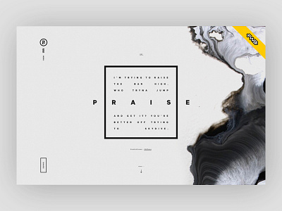 BASIC Year-In-Review Microsite Wins FWA of the Day abstract basic distortion glitch minimalism