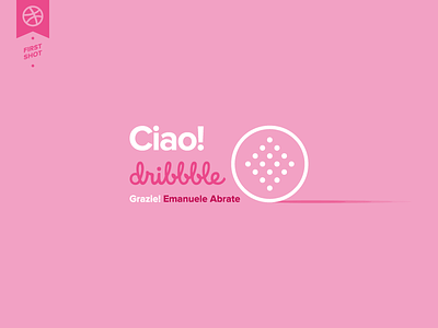 Ciao! dribbble ciao day debut first graphic illustration minimal shot the vector