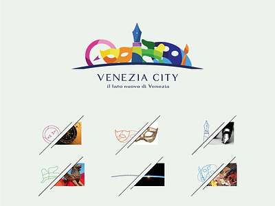 Venezia City - Logo brand colour concept creativity idea italia logo venezia work
