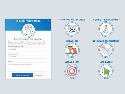 Won Deal Modal - Multiple versions