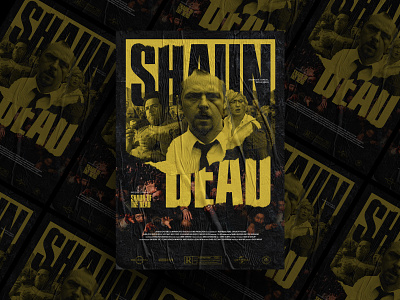 Shaun of the Dead - Mocktober elegant seagulls mocktober movie poster art texture zombies