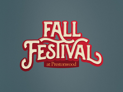 Fall Jestival? fall festival lettering logo