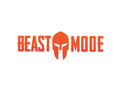 Beast Mode beast helmet logo mode spartan