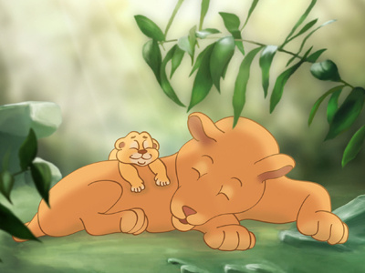 Lions animals cute disney drawing drawings funny illustration illustrations