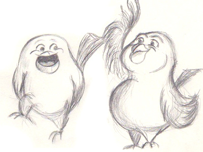 Birds animals cute disney drawing drawings funny illustration illustrations