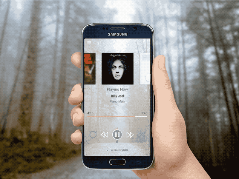 Daily UI - Day 009 009 augmented reality daily ui music