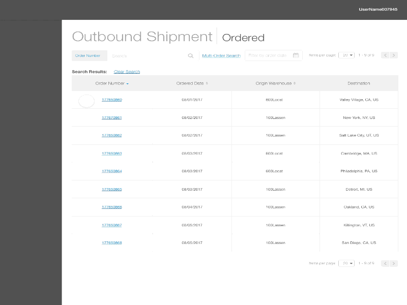 Swipe to complete order action book orders row shipment swipe table toast