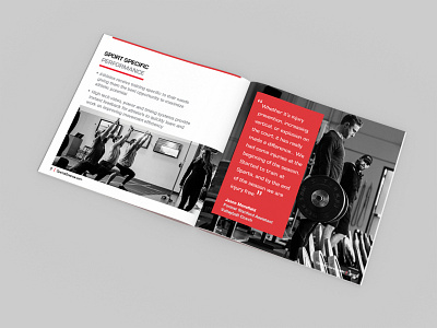 Sports Science - brochure spread