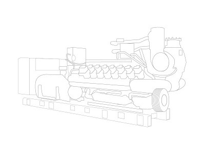 Diesel Engine for Agtech draw layout