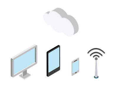 Technology Isometric Icons icons isometric isometric illustration technology