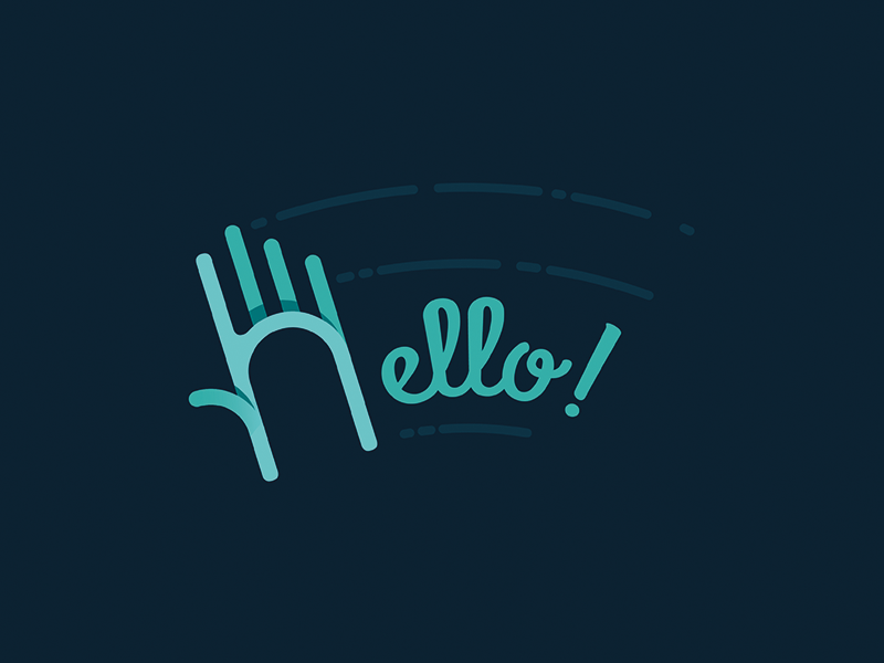 h is for hello! by andrea gritti on Dribbble