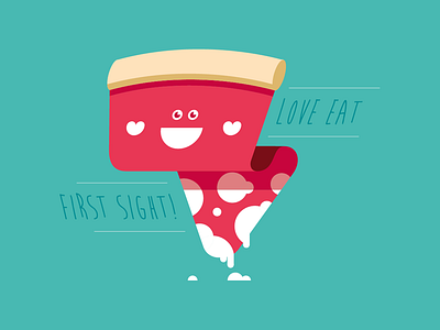 love eat first sight