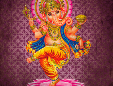 God Ganesha ganesha god gold illustration vector