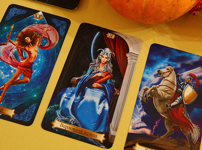 "Tarot Universe" deck of Cards collection illustration