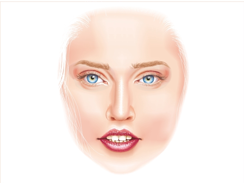 Vector Face by TATYANA.PROkofieva on Dribbble